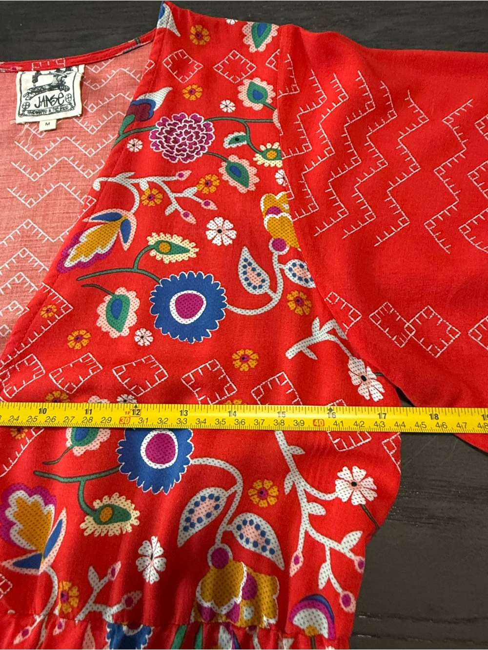 JAASE ANTHROPOLOGIE Maxi Dress Sz M Sweet Escape Ashland Boho Hippie Cottage - Picture 7 of 12